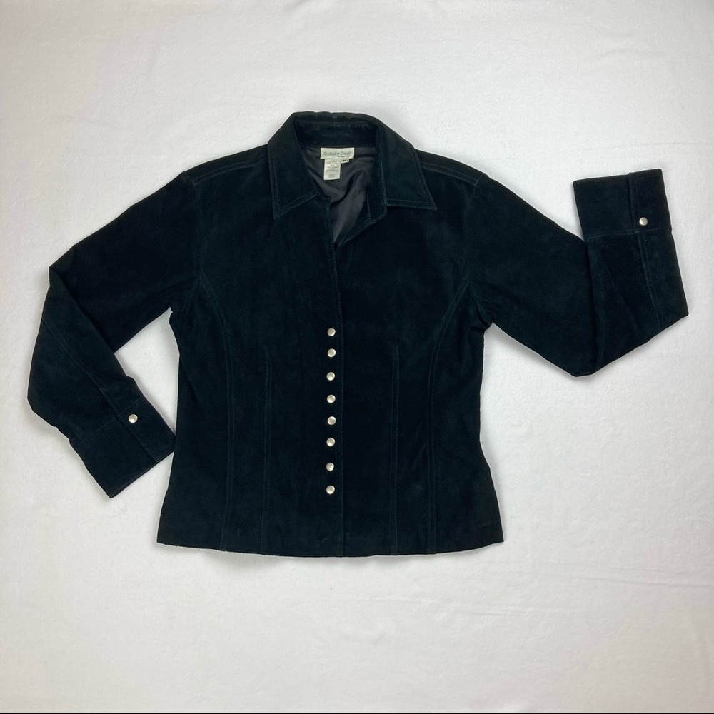 Coldwater Creek | Fitted suede jacket